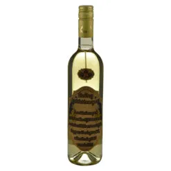 Vin alb 0.75l cu eticheta personalizata din pluta - Design "Boldog Szuletesnapot!" (Model 1)