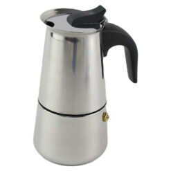 Espressor cafea pentru 2 persoane din inox