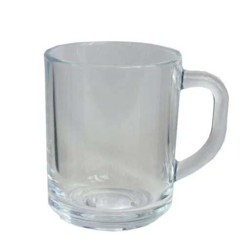 Set 2 cani pentru cafea/ceai realizate din sticla