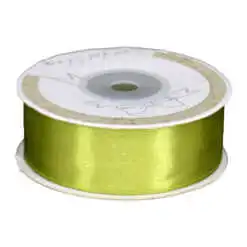 Rola panglica satin Verde muschi 25 mm x 25 m