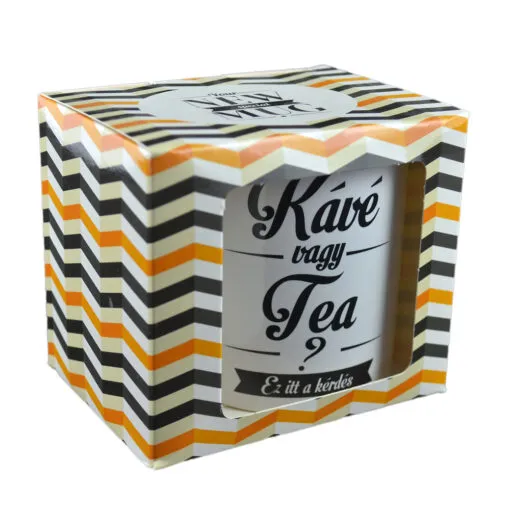 Cana ceramica Boss Mug 300 ml "Kave vagy tea