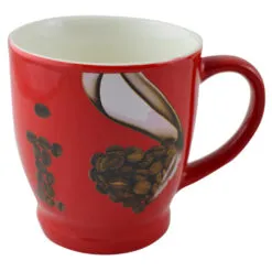 Cana ceramica Coffee inimioara 200 ml