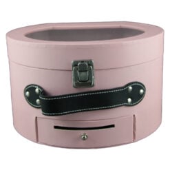 Cutie cadou tip geanta cu sertar din carton 24x23 CM