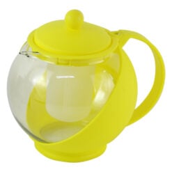 Cana ceai din sticla si plastic cu infuzor 1.3 L