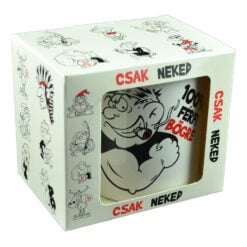 Cana ceramica 300 ml "100% ferfi bogre"