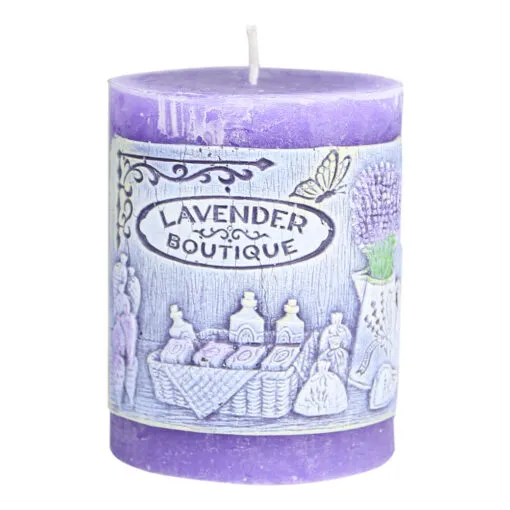 Lumanare parfumata in forma cilindrica - Design Lavender Boutique