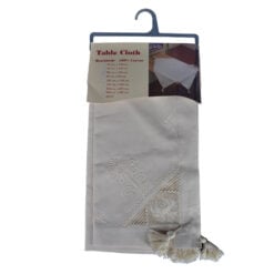 Fata de masa din bumbac 50x180 CM - Design brodat