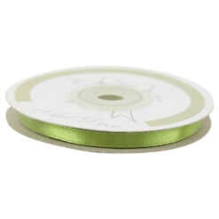Rola panglica satin Verde 6 mm x 25 m
