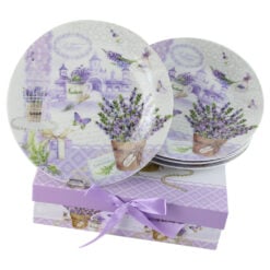Set 6 farfurii desert din ceramica 19 CM