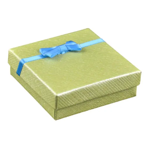 Cutiuta pentru bijuterii decorata cu fundita -se vinde 24 buc/bax