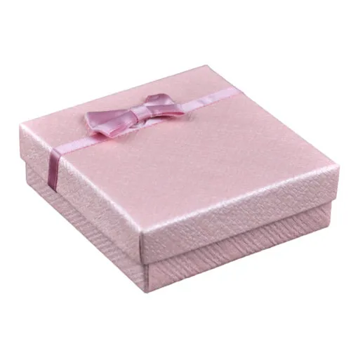 Cutiuta pentru bijuterii decorata cu fundita -se vinde 24 buc/bax