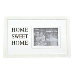 Rama foto din lemn cu led - Dim. poza 15x10 cm - Design Home Sweet Home