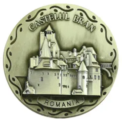 Magnet de frigider din metal 6 CM - Castelul Bran
