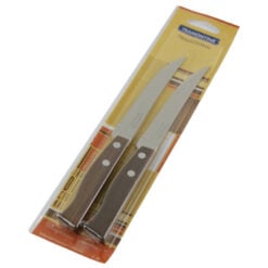 Set 2 cutite steak cu maner lemn