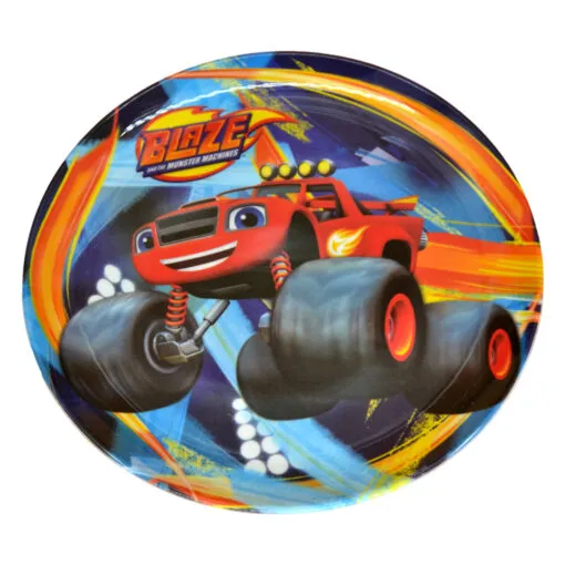 Farfurie intinsa realizata din material plastic - 20 cm - Design Blaze And The Monster Machines