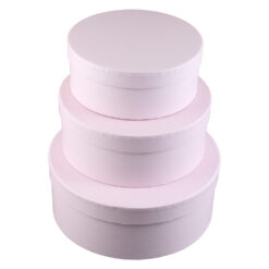 Set 3 cutii cadou rotunde 20x8 CM