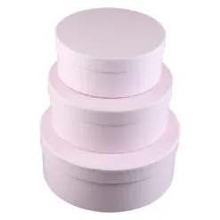 Set 3 cutii cadou rotunde 20x8 CM