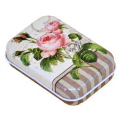 Cutie metalica pentru bomboane 7x5 CM - Design Floral