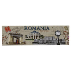Magnet de frigider din plastic 17x5 CM - Bucuresti