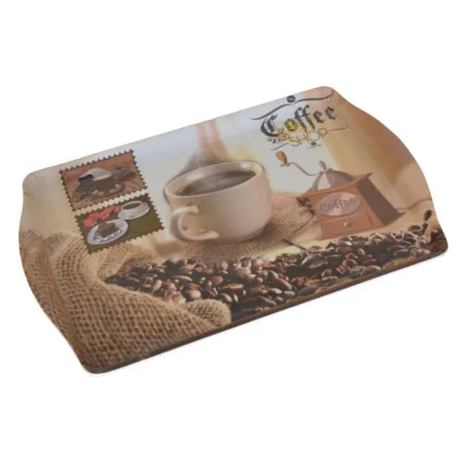 Tava servire din plastic Coffee Shop 35x22 CM
