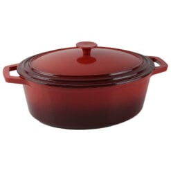 Cratita de prajit rata din fonta emailata 6.2 L