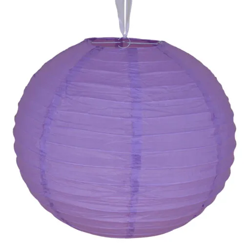 Lampion mov realizat din hartie