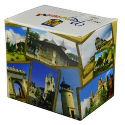 Cana ceramica in cutie decorativa - Design Imagini Din Romania - Dif. modele