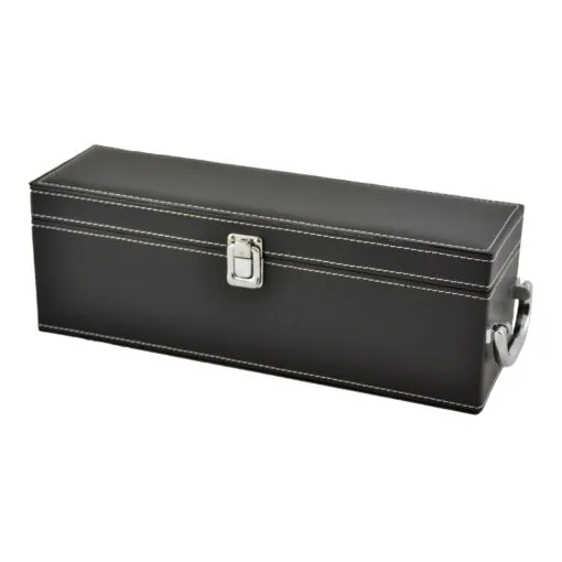 Cutie eleganta pentru o sticla de vin cu accesorii 37x12.5 CM