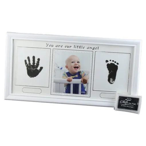 Rama foto pentru amprenta cu cerneala 41x21 CM "You are our little angel"