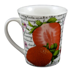 Cana realizata din ceramica - Design Fruits & Texts - Diferite modele (Tip 2)