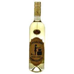 Vin alb 0.75l cu eticheta din pluta gravata cu laser - Design "Leanybucsura"