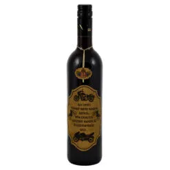 Vin rosu 0.75l cu eticheta din pluta gravata cu laser - Design "Egy intes tobbet er..."