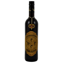 Vin rosu 750 ml "Tejfakasztora Verlazito" cu eticheta din pluta - Laser
