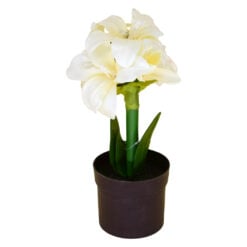 Floare artificiala in ghiveci Amarilis 30 CM