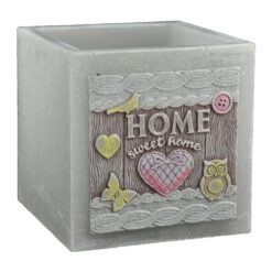 Lumanare tip lampion in forma cubica - Design Home