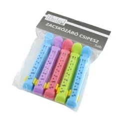 Set 5 cleme pentru pungi 10 CM