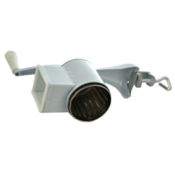 Rasnita pentru nuci realizat din inox si material plastic cu 3 tipuri de razatoare