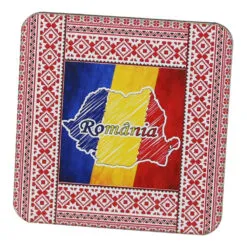 Magnet de frigider din lemn 6.5x6.5 CM