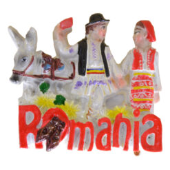 Magnet de frigider din rasina 7x8 CM - Design Traditional