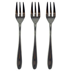 Set 3 furculite realizate din inox pentru desert