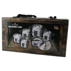 Set vase de gatit din otel inoxidabil