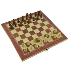 Joc sah/table realizat din lemn (Model 4)