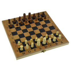 Joc sah/table realizat din lemn (Model 7)
