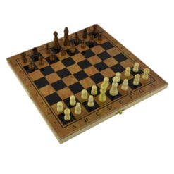 Joc sah/table realizat din lemn (Model 8)