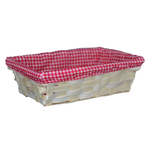 Cos din bambus cu husa  21.5x14 CM