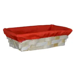 Cos din bambus cu husa  21.5x14 CM
