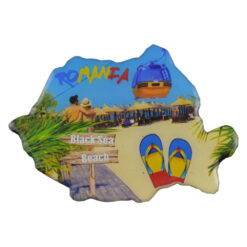 Magnet pentru frigider in forma de harta - Romania/Black Sea