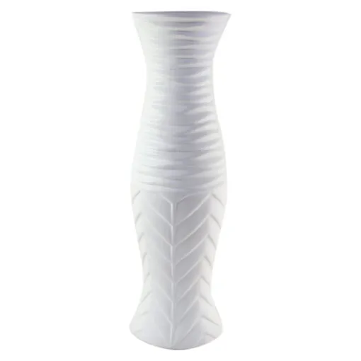 Vaza din ceramica Alb 17x60 CM