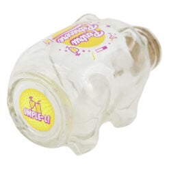 Pusculita din sticla "Pentru Petrecere/Umple-l!" 13x8 CM