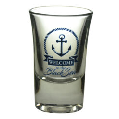 Pahar shot din sticla "Welcome to the Balck Sea"